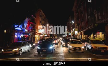 Nob Hill est un quartier de San Francisco, Californie, connu pour ses nombreux hôtels de luxe et ses demeures historiques. Banque D'Images