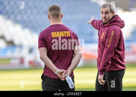 Huddersfield, Angleterre - 22 avril 2021 - Ian Watson entraîneur en chef de Huddersfield Giants avant le match de rugby à XV Betfred Super League Round 4 Huddersfield Giants vs St. Helens au stade John Smith, Huddersfield, Royaume-Uni Banque D'Images