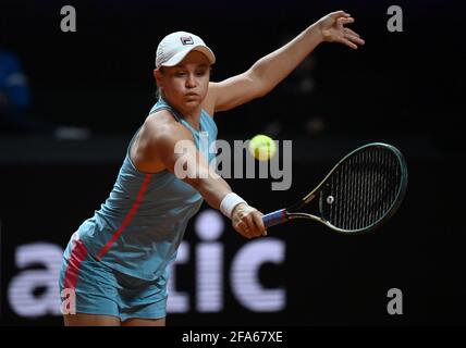 Stuttgart, Allemagne. 23 avril 2021. Tennis, WTA Tour, Stuttgart, célibataires, femmes, Quarterfinales, Barty (Australie) - Pliskova (République tchèque): Ashleigh Barty. Credit: Marijan Murat/dpa/Alamy Live News Banque D'Images