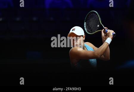 Stuttgart, Allemagne. 23 avril 2021. Tennis, WTA Tour, Stuttgart, célibataires, femmes, Quarterfinales, Barty (Australie) - Pliskova (République tchèque): Ashleigh Barty. Credit: Marijan Murat/dpa/Alamy Live News Banque D'Images