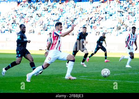 TILBURG, PAYS-BAS - AVRIL 23 : Vangelis Pavlidis de Willem II pendant le match Eredivisie entre Willem II et RKC Waalwijk à Koning Willem II Sta Banque D'Images