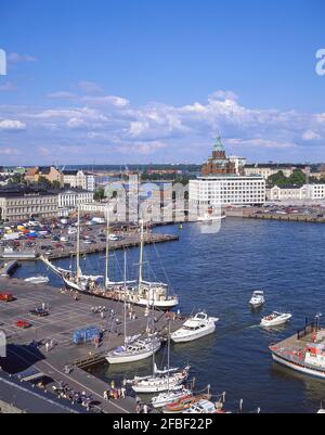 Vue sur le port, Helsinki, République de Finlande Banque D'Images