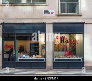 Royal Artisan Bakery à Petty France, Westminster, Londres, Angleterre Banque D'Images