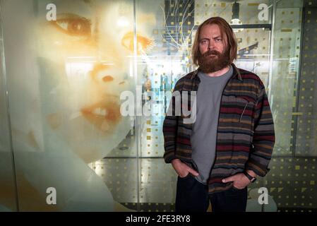 NICK OFFERMAN dans DEVS (2020), réalisé par ALEX GARLAND. Credit: FX PRODUCTIONS / Album Banque D'Images