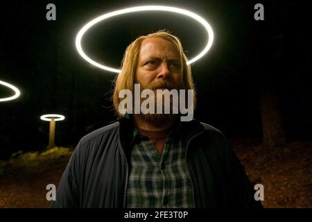 NICK OFFERMAN dans DEVS (2020), réalisé par ALEX GARLAND. Credit: FX PRODUCTIONS / Album Banque D'Images