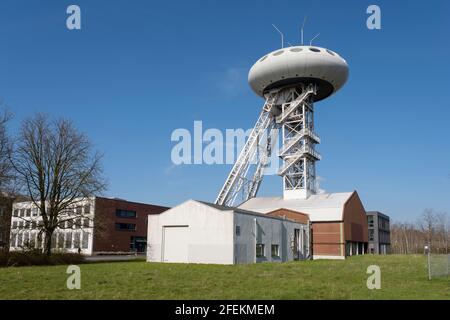 Conception de la tour de l'arbre par Luigi Colani, Lünen, région de la Ruhr, Rhénanie-du-Nord-Westphalie, Allemagne, Europe Banque D'Images