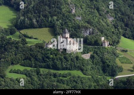 château, trentin-haut-adige, italie Banque D'Images