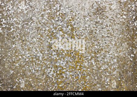 Une surface plate en béton gris avec beaucoup d'air minuscule bulles Banque D'Images