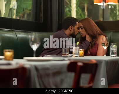 LAKEITH STANFIELD et ISSA RAE dans LA PHOTOGRAPHIE (2020), réalisé par STELLA MEGHIE. Credit: Perfect World Pictures / Wwill Packer Productions / Album Banque D'Images