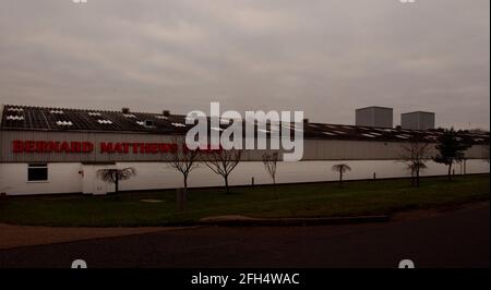 BERNARD MATTHEWS'S EMPIRE IN ,NORFOLK,8/12/04 PILSTON Banque D'Images