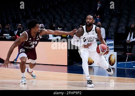 COLE Norris d'ASVEL, Lyon-Villeurbanne lors de la coupe française, finale du match de basket-ball entre JDA Dijon et LDLC ASVEL le 24 avril 2021 à l'AccorHotels Arena de Paris, France - photo Ann-Dee Lamour / CDP MEDIA / DPPI Banque D'Images