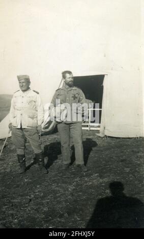 Volontaire médical italien de la Croix rouge en Afrique orientale - A.O.I. Fascisme - Abissinia, 1937 Banque D'Images