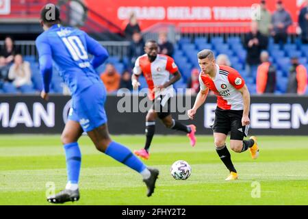 ROTTERDAM, PAYS-BAS - AVRIL 25 : Jens Toornstra de Feyenoord Rotterdam pendant le match néerlandais Eredivisie entre Feyenoord et vitesse à Stadion Fe Banque D'Images