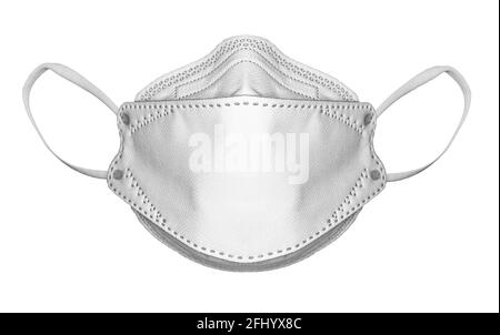 Masque jetable avec contour d'oreille, FFP2 avec protection N95, KN95. Masque pour vous protéger et protéger les autres contre Covid-19. Sans valve respiratoire, pr Banque D'Images