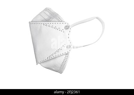 Masque jetable avec contour d'oreille, FFP2 avec protection N95, KN95. Masque pour vous protéger et protéger les autres contre Covid-19. Sans valve respiratoire, pr Banque D'Images