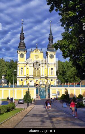 Pologne, Swieta Lipka, église, voïvodie de Warmian-Masurien. Banque D'Images