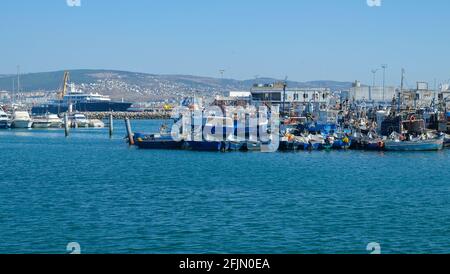 Port de Tanger, Maroc Banque D'Images