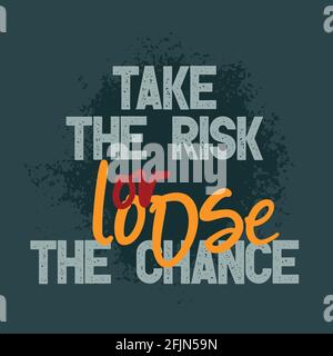 Affiche de citation motivante. La typographie inspirée cite le design de l'affiche Illustration de Vecteur