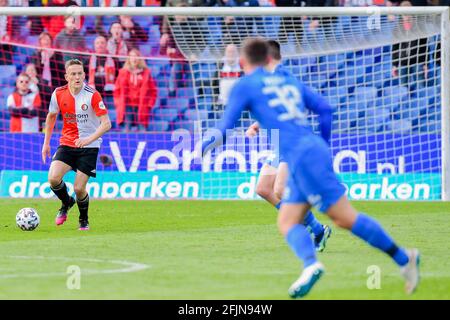 ROTTERDAM, PAYS-BAS - AVRIL 25 : Jens Toornstra de Feyenoord Rotterdam pendant le match néerlandais Eredivisie entre Feyenoord et vitesse à Stadion Fe Banque D'Images