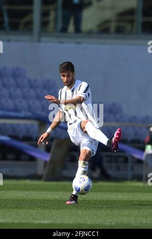 Rodrigo Bentancur Colman (Juventus) lors du match italien 'erie A' entre Fiorentina 1-1 Juventus au stade Artemio Franchi le 25 avril 2020 à Florence, Italie. Credit: Maurizio Borsari/AFLO/Alay Live News Banque D'Images