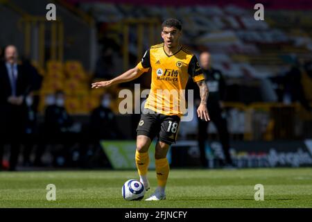 Morgan Gibbs-White #18 de Wolverhampton Wanderers avec la balle Banque D'Images