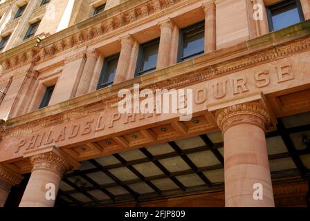 Ancienne Bourse, la plus ancienne des Etats-Unis, Bourse, Philadelphie, Pennsylvanie, ÉTATS-UNIS Banque D'Images