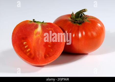 Tomates (Solanum lycopersicum) Saint-Pierre Banque D'Images