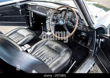 1965 intérieur Aston Martin DB5 Banque D'Images