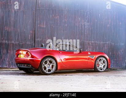 2013 Alfa Romeo 8C Spider Banque D'Images