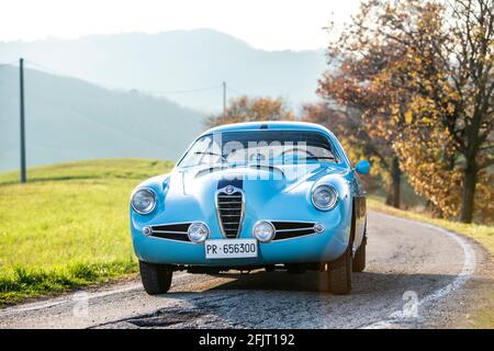 1955 Alfa Romeo 1900 SZ coupé Zagato Banque D'Images