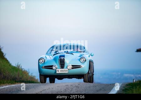 1955 Alfa Romeo 1900 SZ coupé Zagato Banque D'Images