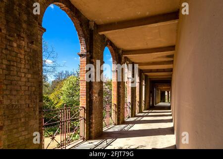 Hampstead Heath Pergola et Hill Gardens, nord de Londres, Royaume-Uni Banque D'Images