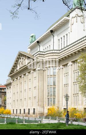 Archives nationales croates (Hrvatski državni arhiv), Zagreb, Croatie Banque D'Images