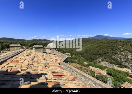 France, Vaucluse, Parc naturel régional du Mont Ventoux, le Barroux, château (XVIe siècle) Banque D'Images