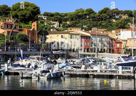 France, Alpes Maritimes, Saint Jean Cap Ferrat, le port Banque D'Images