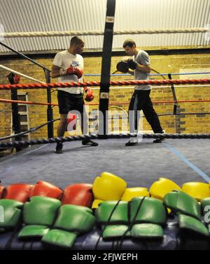 LE FITZROY LODGE AMATEUR BOXE CLUB À LAMBETH SOUTH LONDON OÙ LE CHAMPION DU MONDE DAVID HAY A COMMENCÉ LA BOXE. 22/6/2011 PHOTO DAVID ASHDOWN Banque D'Images