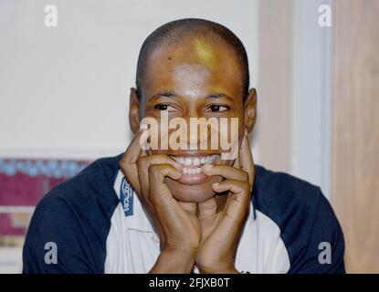 Luis Boa Morte de West Ham FC. 30/1/2008 PHOTO DAVID ASHDOWN Banque D'Images