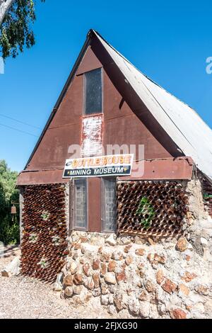 The Bottle House and Mining Museum à Lightning Ridge, Nouvelle-Galles du Sud, Australie Banque D'Images