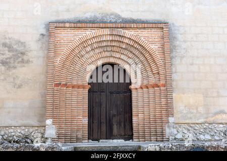 Église de San Marin à Cuellar, Segovia, Castilla y Leon, Espagne Banque D'Images