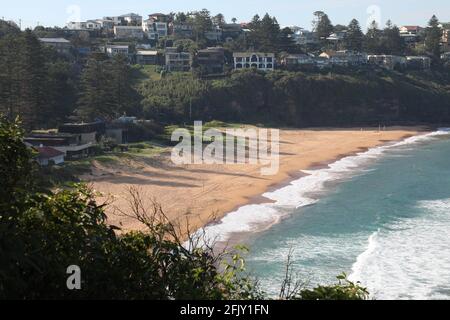 Bilgola Beach, Sydney, Nouvelle-Galles du Sud, Australie Banque D'Images