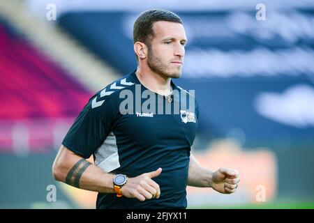 Kingston upon Hull, Angleterre - 23 avril 2021 - Referee Jack Smith pendant la Ligue de rugby Betfred Super League Round 4 Hull FC vs Wakefield Trinity au KCOM Stadium, Kingston upon Hull, Royaume-Uni Banque D'Images