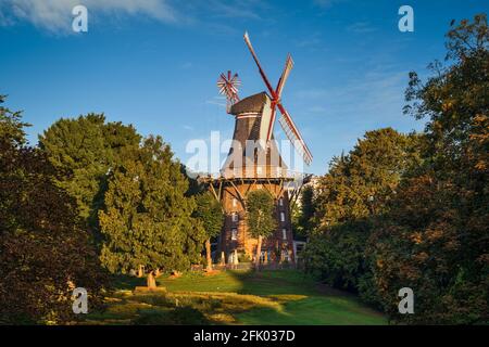 Célèbre ancien moulin à vent de Brême, Allemagne Banque D'Images