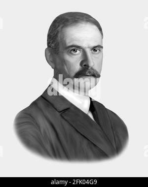 Karl Landsteiner 1868-1943 Biologiste autrichien médecin Immunologue Banque D'Images