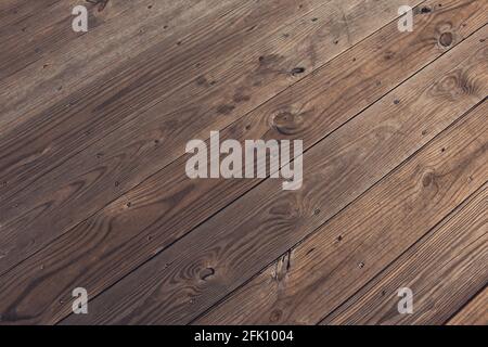 Motif diagonal de planches en bois #2 Banque D'Images