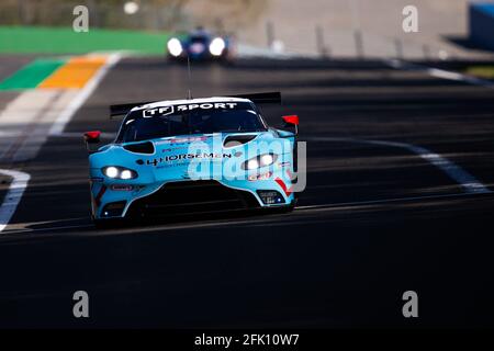 33 Keating Ben (usa), Pereira Dylan (lux), Fraga Felipe (BRA), TF Sport, Aston Martin Vantage AMR, action pendant le Prologue du Championnat mondial d'endurance 2021 de la FIA sur le circuit de Spa-Francorchamps, du 26 au 27 avril à Stavelot, Belgique - photo Joao Filipe / DPPI Banque D'Images