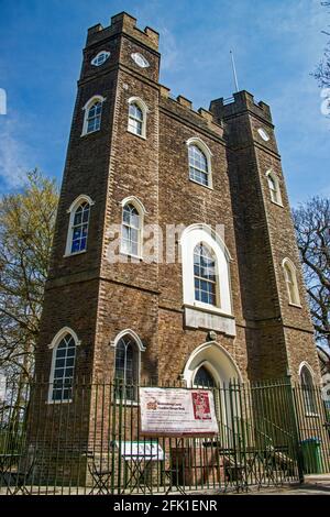 Le château dans les bois, Shooters Hill, Londres, S.E 18. Banque D'Images