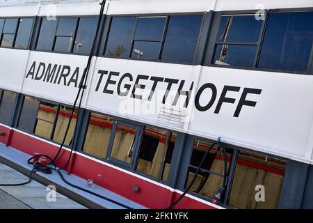 Vienne, Autriche. Bateau d'excursion MS Admiral Tegetthoff Banque D'Images