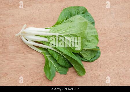 Cut Pak Choi Banque D'Images