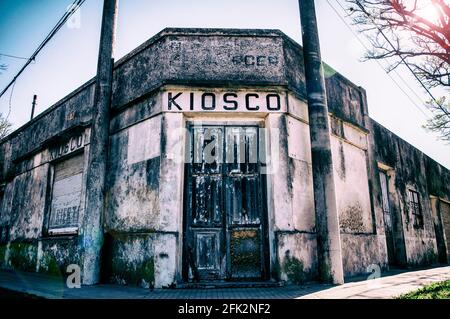 Ancien coin. Las Flores, Buenos Aires, Argentine. Banque D'Images