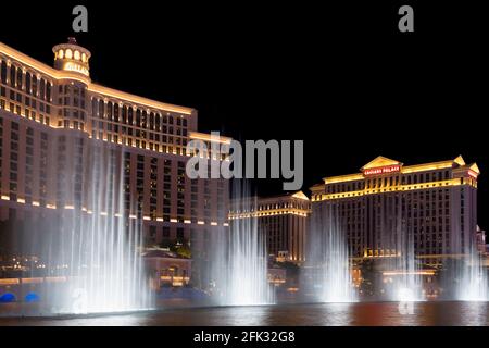 Fontaines de Bellagio, Las Vegas, Nevada Banque D'Images